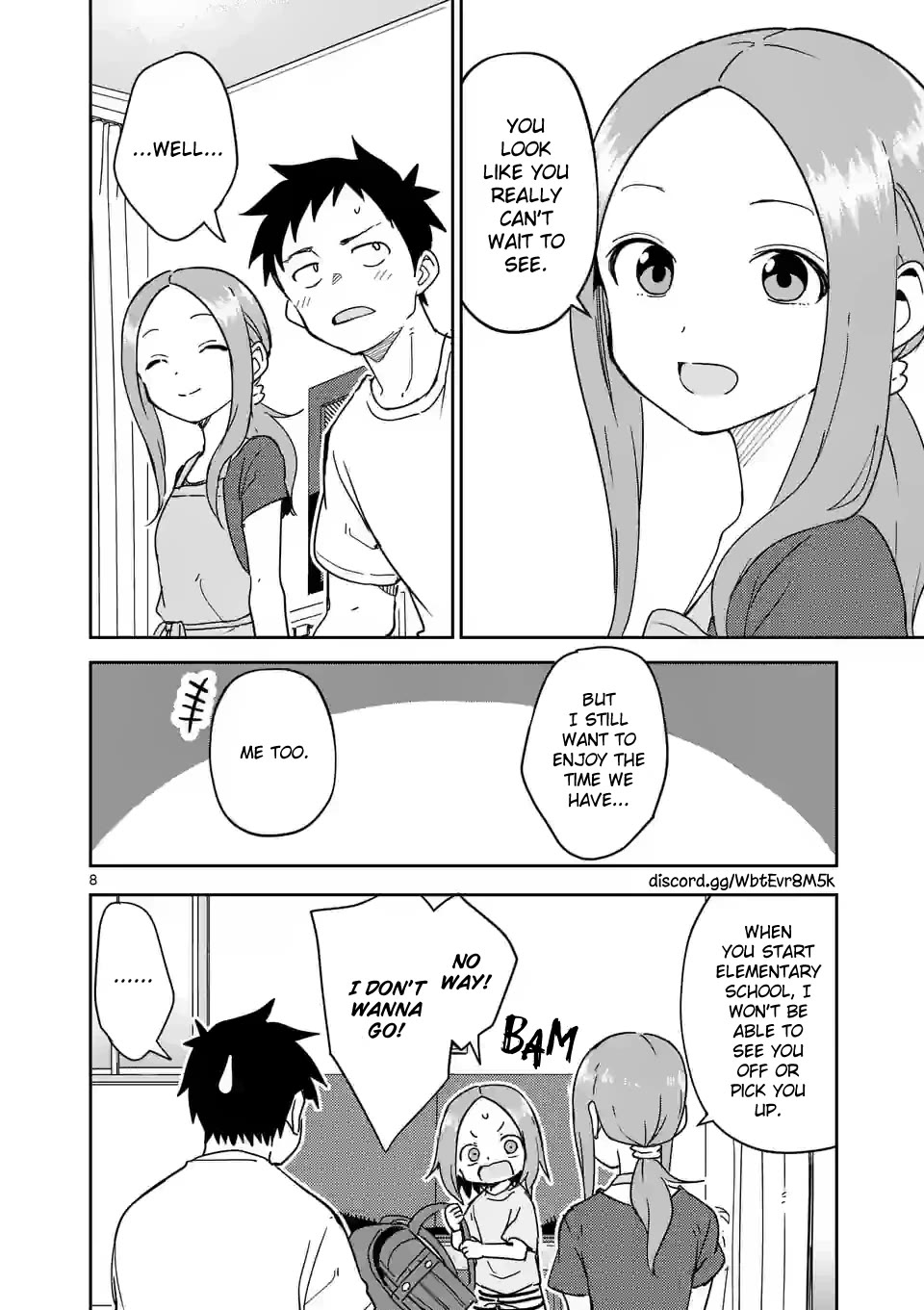 Karakai Jouzu no (Moto) Takagi-san Chapter 292 page 8 - Chapter 292