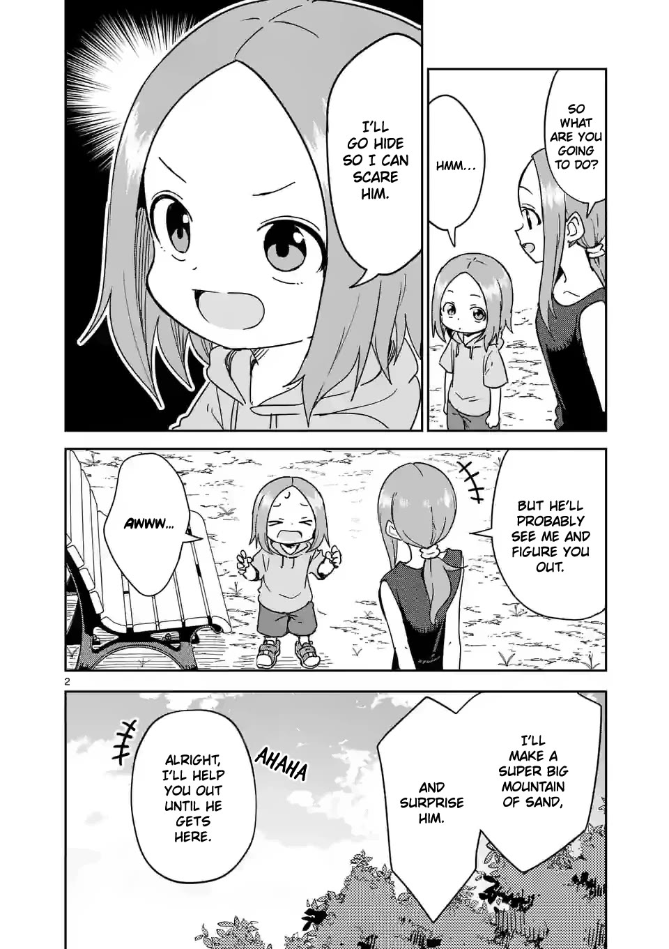 Karakai Jouzu no (Moto) Takagi-san Chapter 294 page 2 - Chapter 294