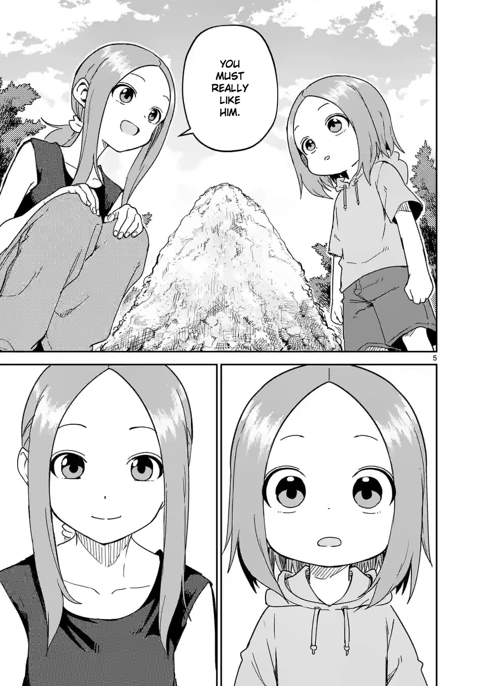 Karakai Jouzu no (Moto) Takagi-san Chapter 294 page 5 - Chapter 294