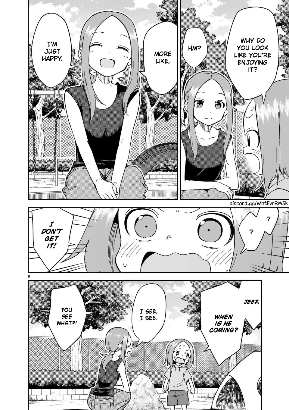 Karakai Jouzu no (Moto) Takagi-san Chapter 294 page 8 - Chapter 294