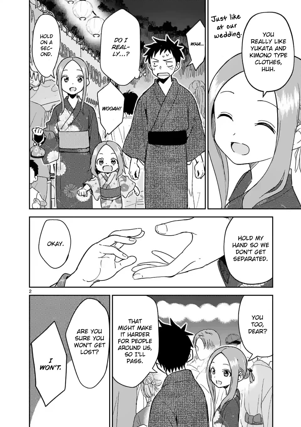 Karakai Jouzu no (Moto) Takagi-san Chapter 295 page 2 - Chapter 295