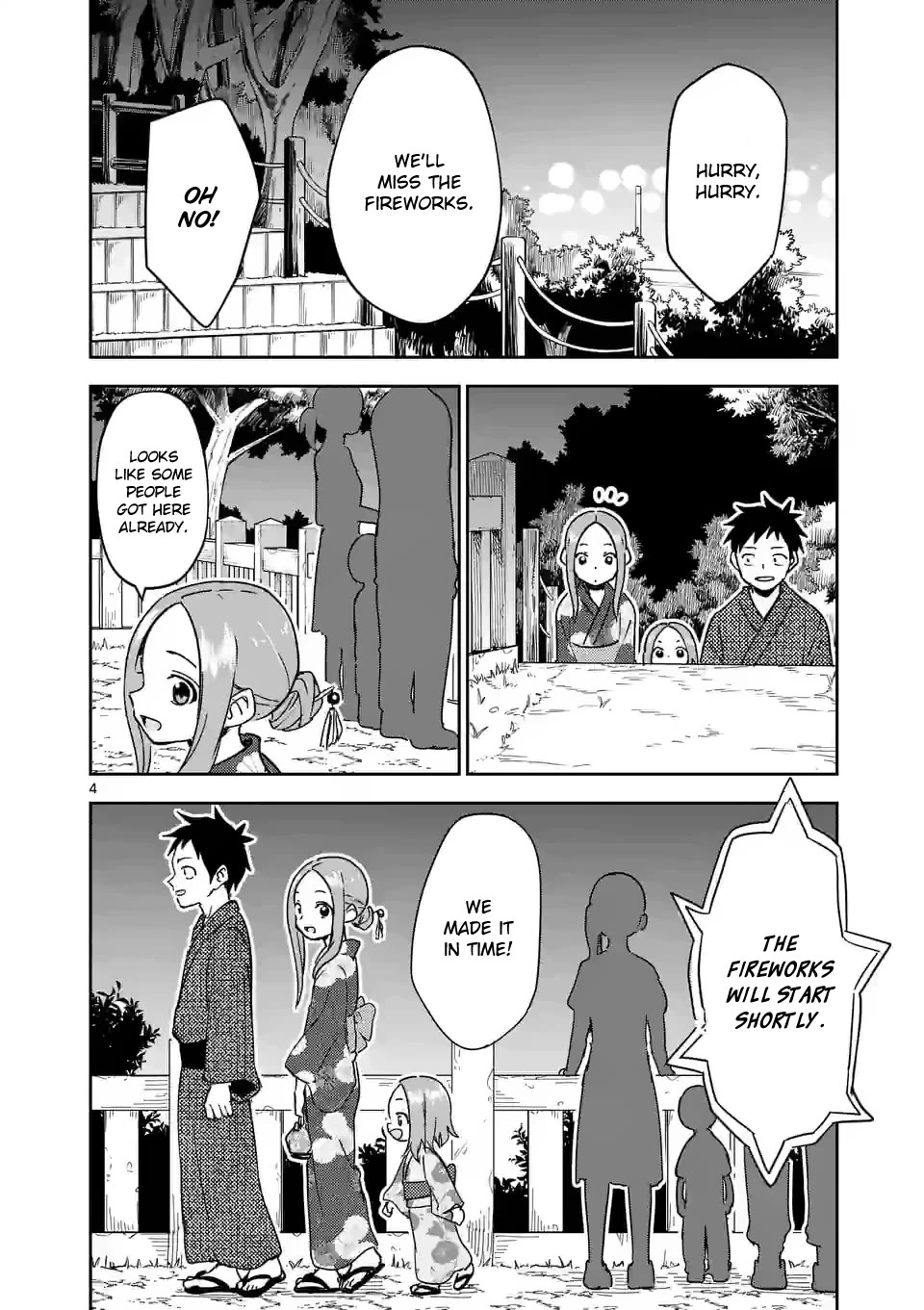 Karakai Jouzu no (Moto) Takagi-san Chapter 295 page 4 - Chapter 295