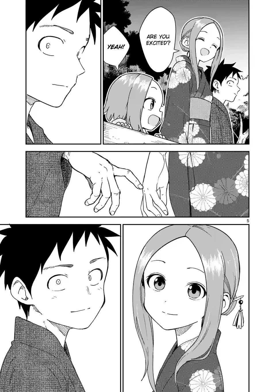 Karakai Jouzu no (Moto) Takagi-san Chapter 295 page 5 - Chapter 295
