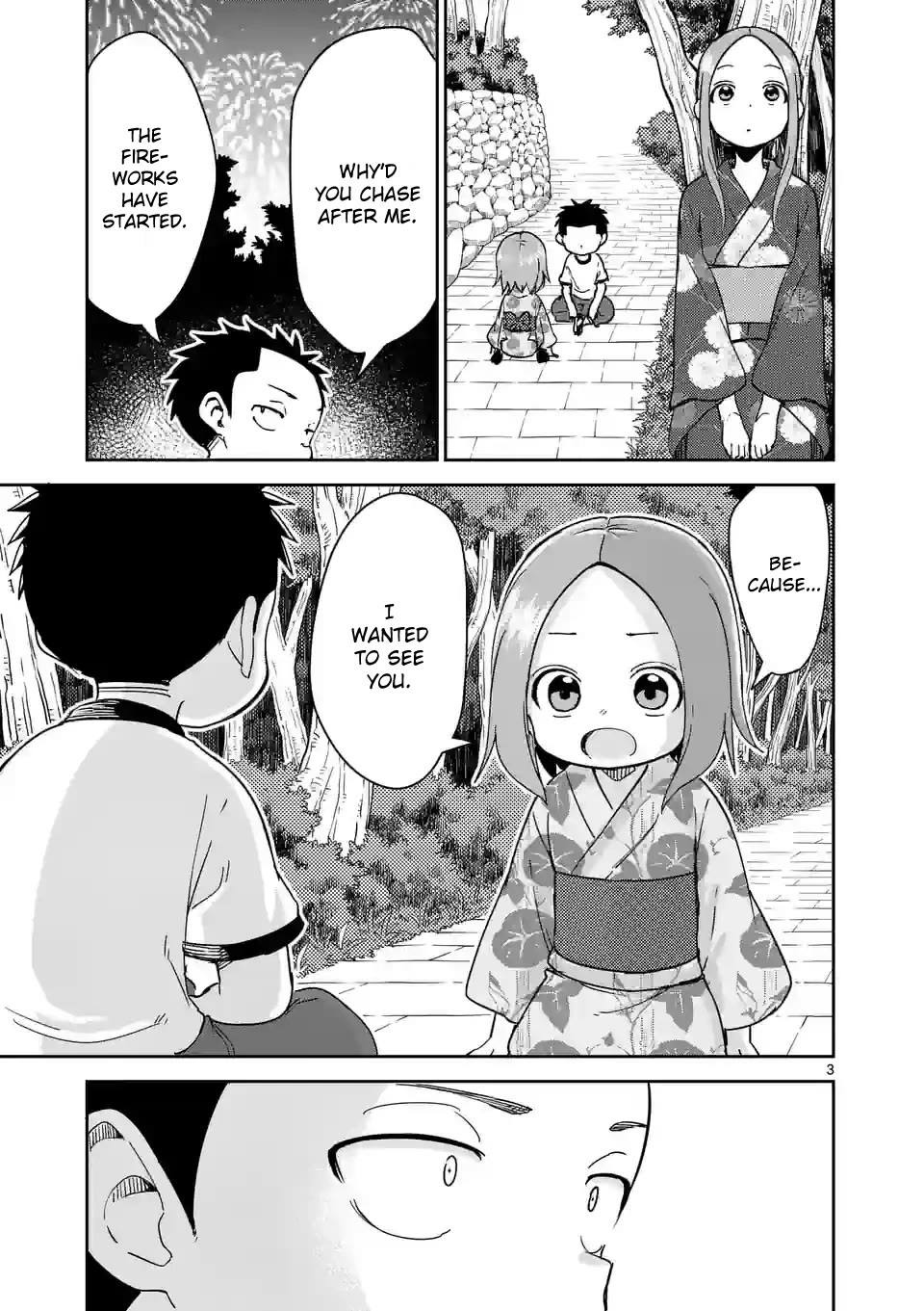Karakai Jouzu no (Moto) Takagi-san Chapter 296 page 3 - Chapter 296