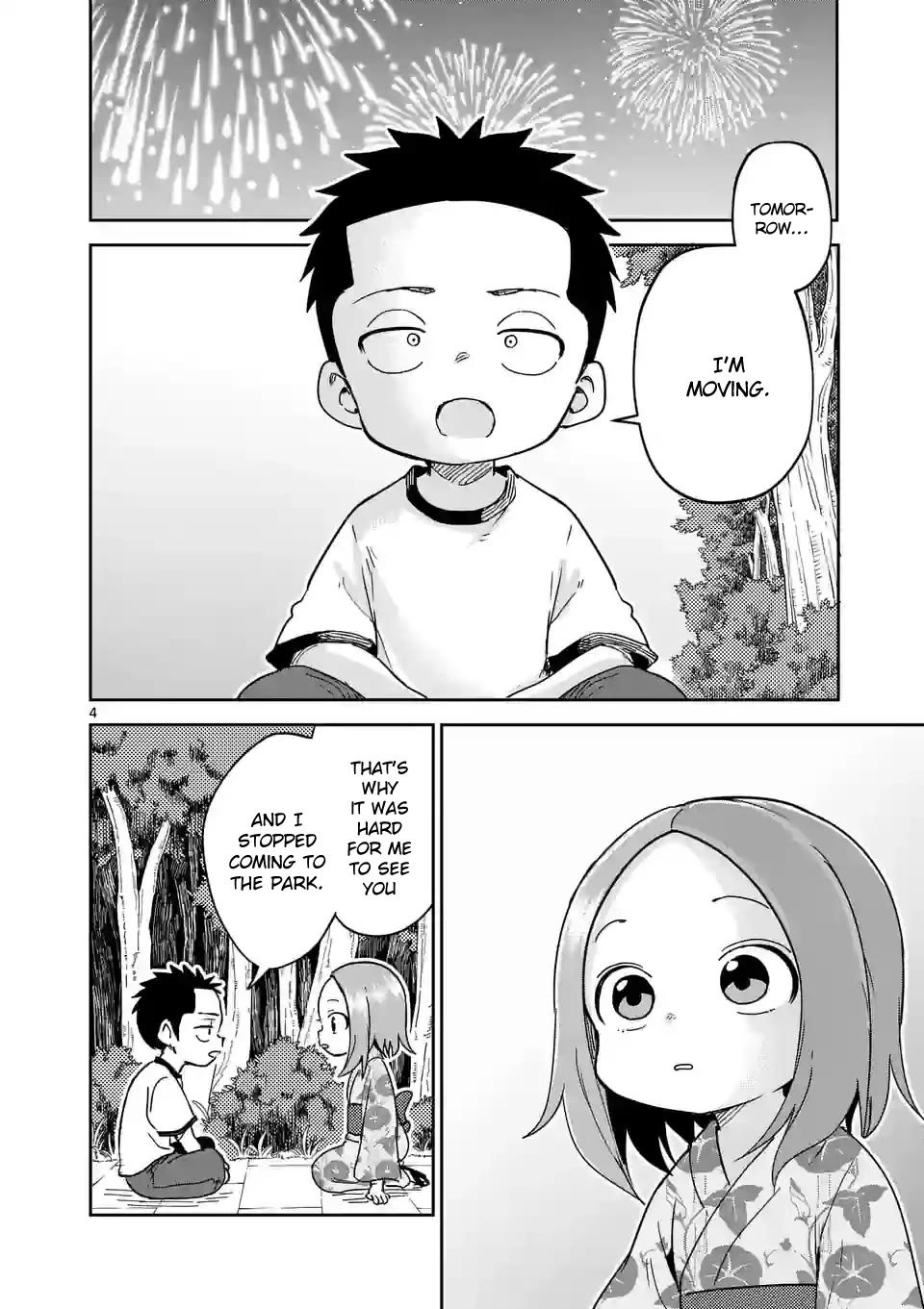 Karakai Jouzu no (Moto) Takagi-san Chapter 296 page 4 - Chapter 296
