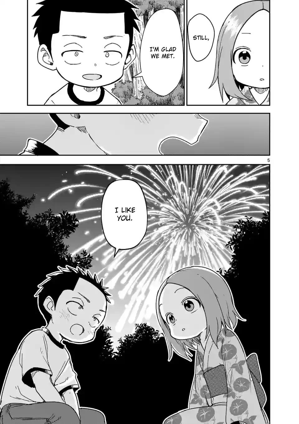 Karakai Jouzu no (Moto) Takagi-san Chapter 296 page 5 - Chapter 296