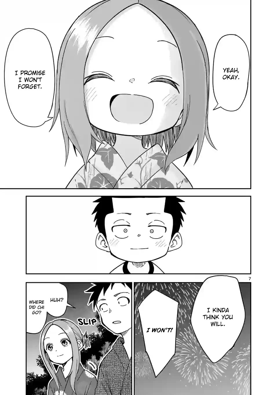 Karakai Jouzu no (Moto) Takagi-san Chapter 296 page 7 - Chapter 296