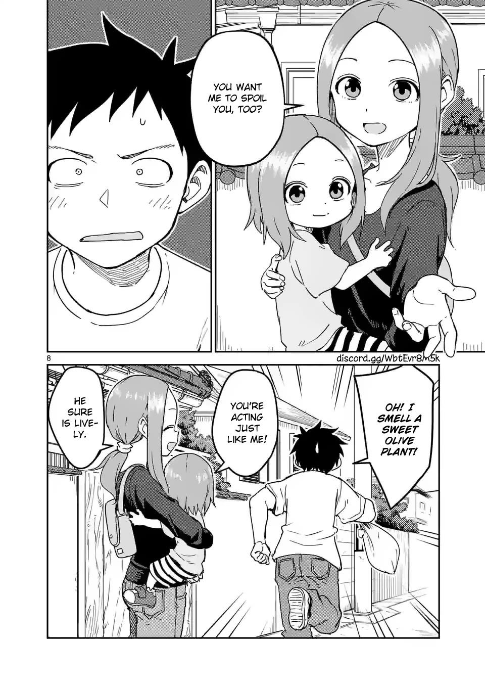 Karakai Jouzu no (Moto) Takagi-san Chapter 297 page 8 - Chapter 297