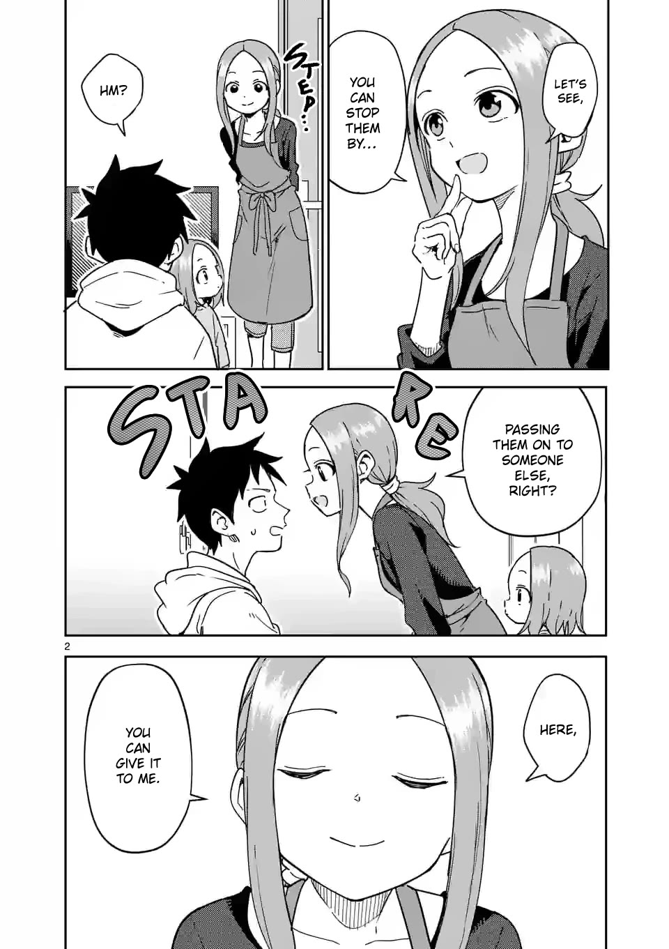 Karakai Jouzu no (Moto) Takagi-san Chapter 298 page 2 - Chapter 298