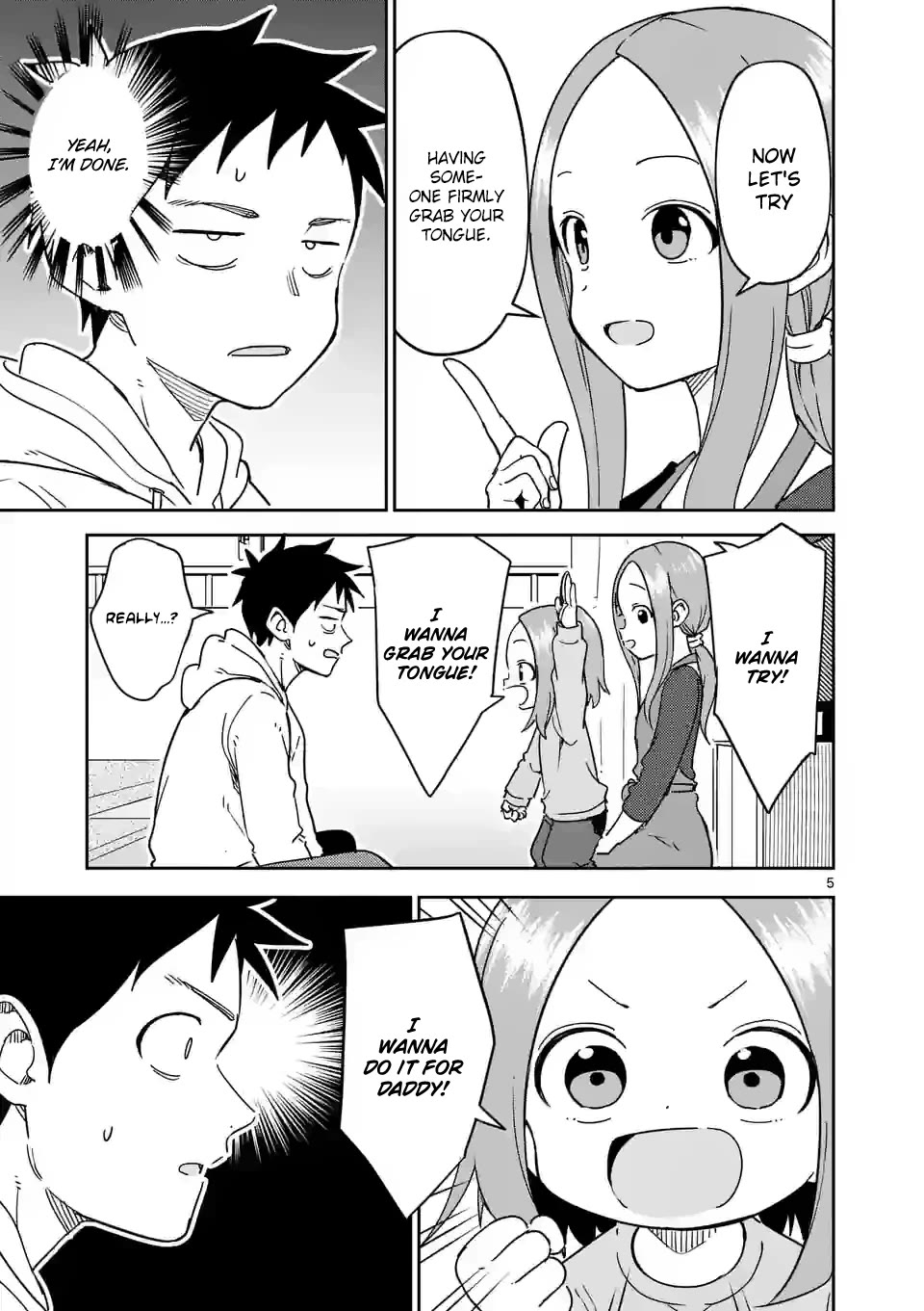 Karakai Jouzu no (Moto) Takagi-san Chapter 298 page 5 - Chapter 298