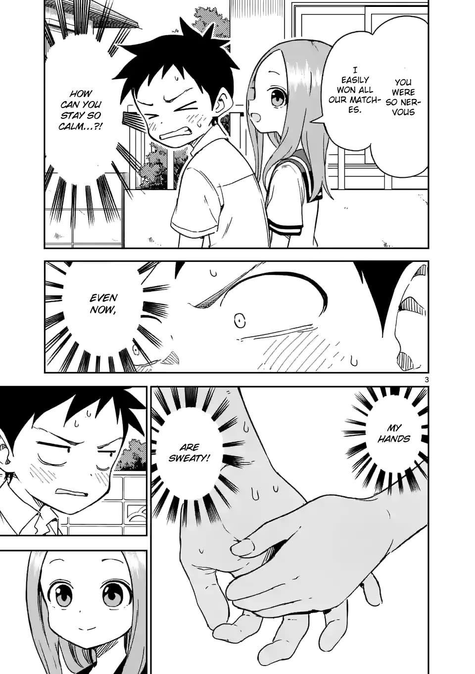 Karakai Jouzu no (Moto) Takagi-san Chapter 299 page 3 - Chapter 299