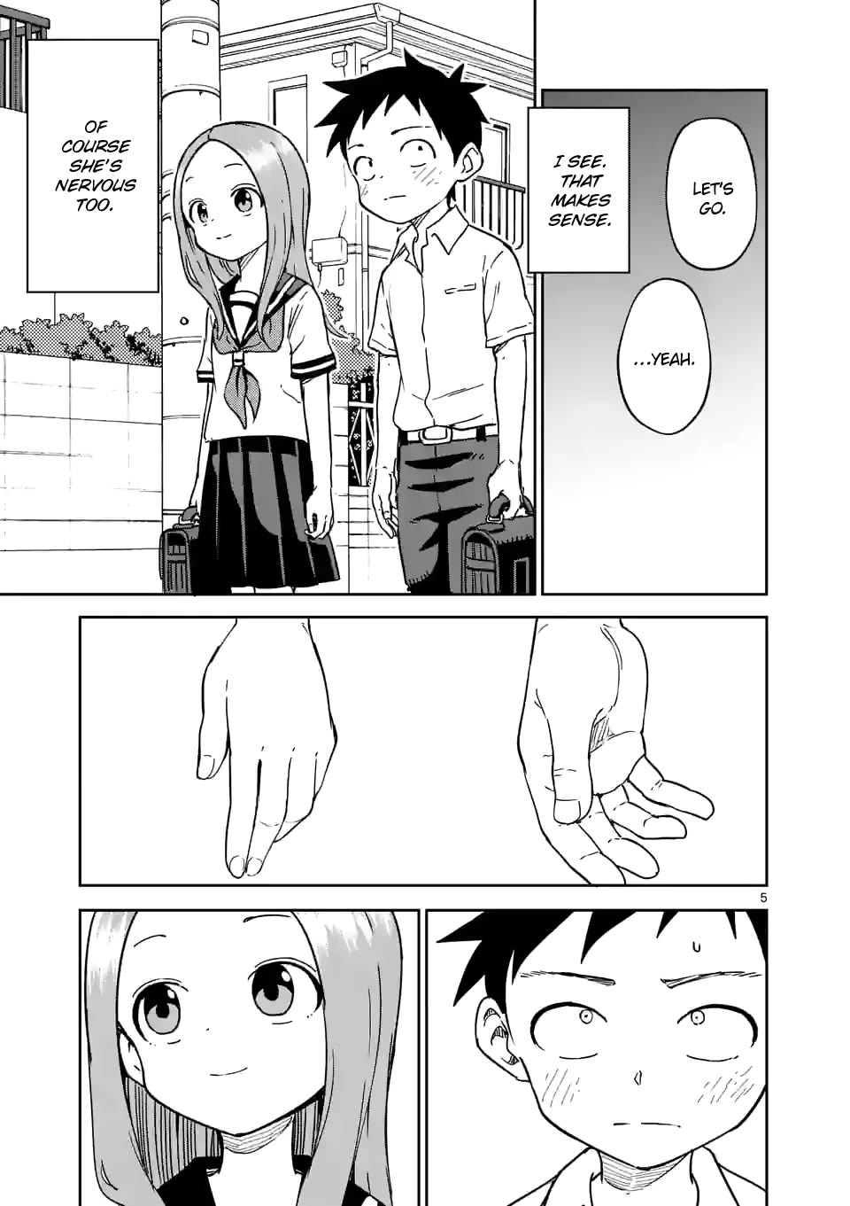 Karakai Jouzu no (Moto) Takagi-san Chapter 299 page 5 - Chapter 299