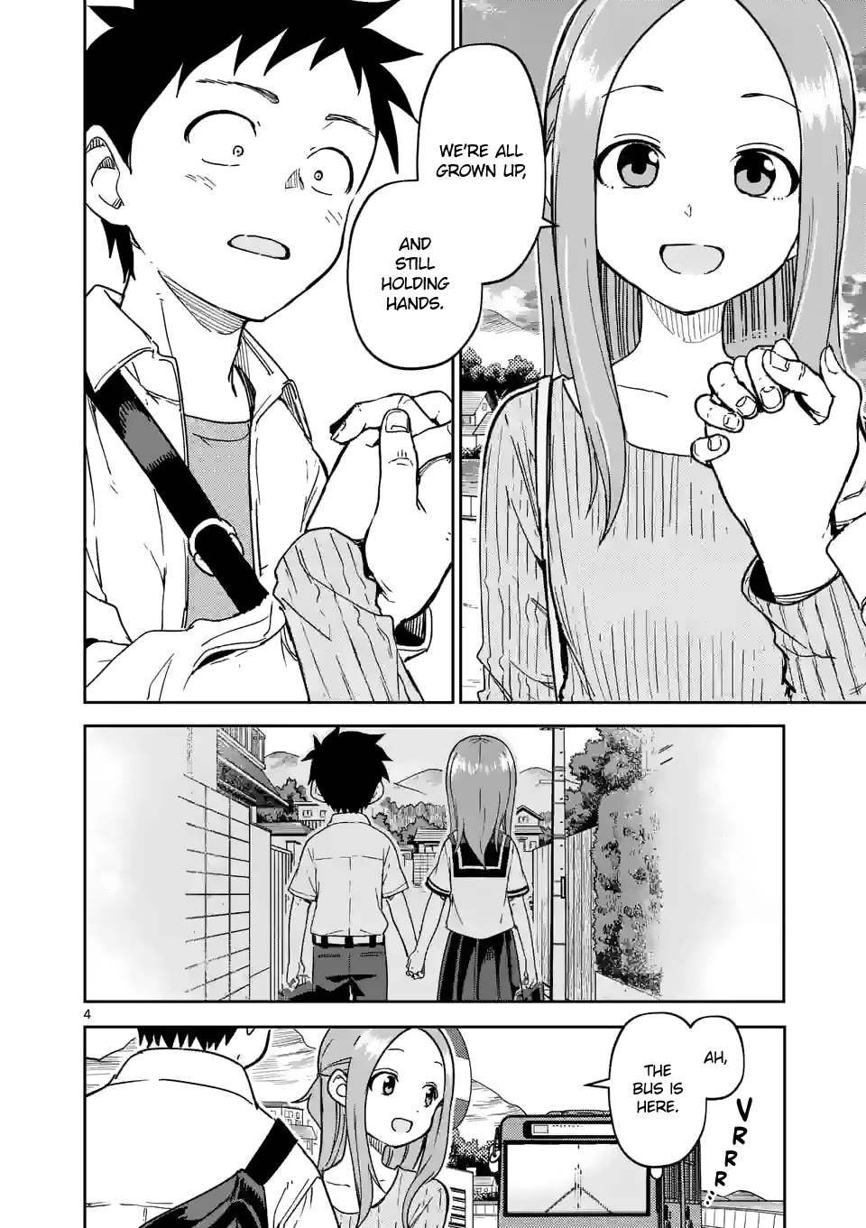 Karakai Jouzu no (Moto) Takagi-san Chapter 300 page 4 - Chapter 300