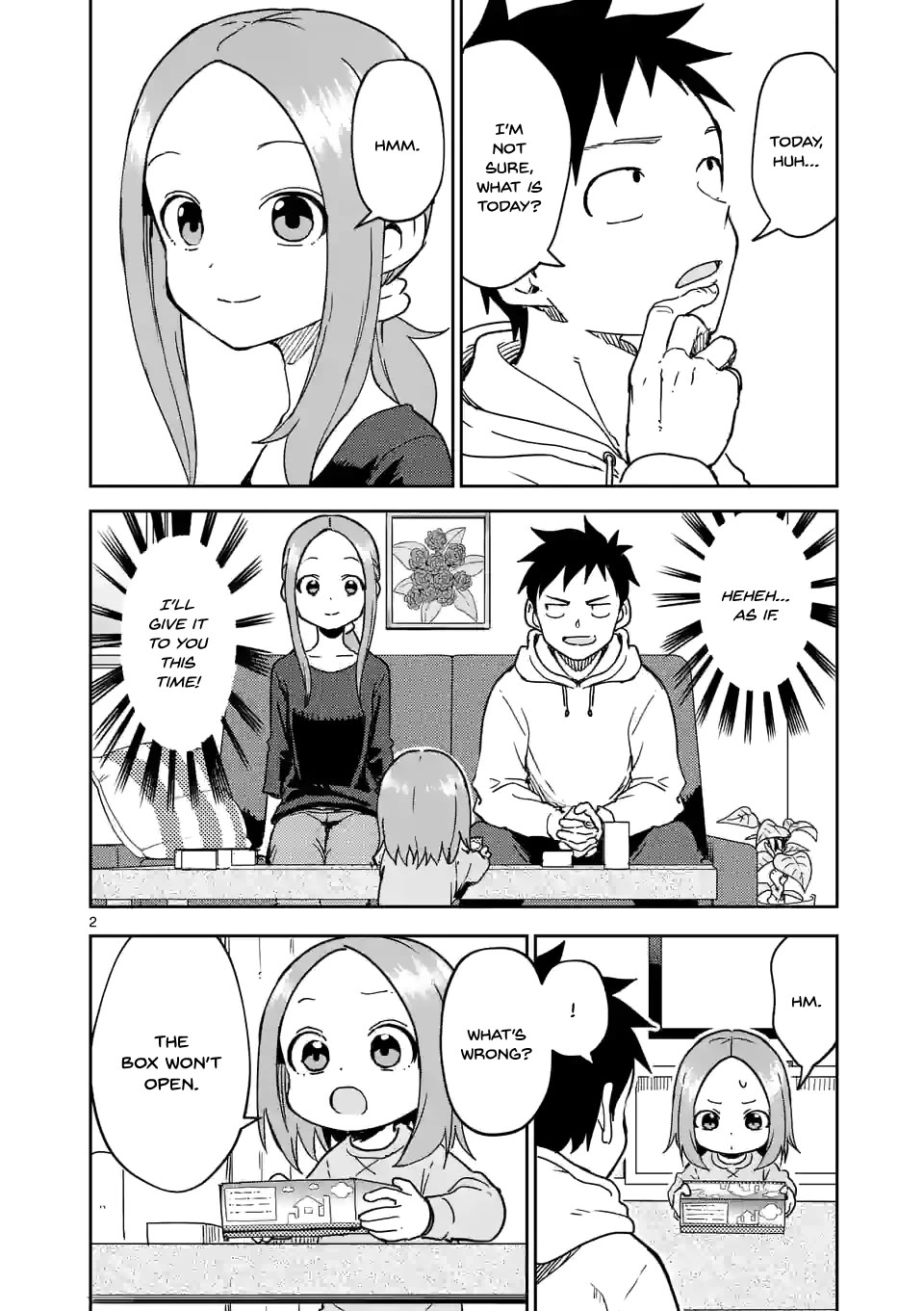 Karakai Jouzu no (Moto) Takagi-san Chapter 301 page 2 - Chapter 301