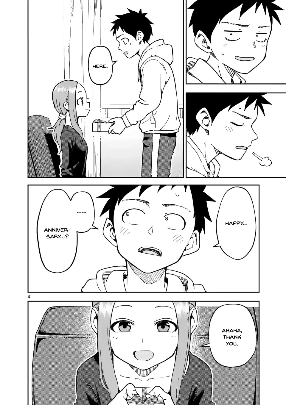Karakai Jouzu no (Moto) Takagi-san Chapter 301 page 4 - Chapter 301