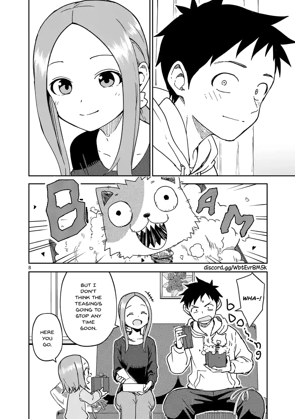 Karakai Jouzu no (Moto) Takagi-san Chapter 301 page 8 - Chapter 301
