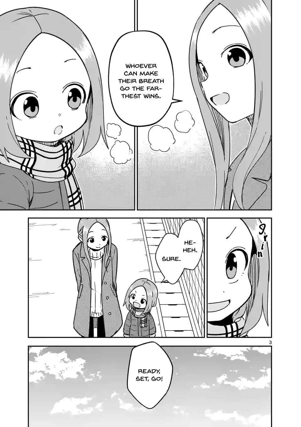 Karakai Jouzu no (Moto) Takagi-san Chapter 302 page 3 - Chapter 302