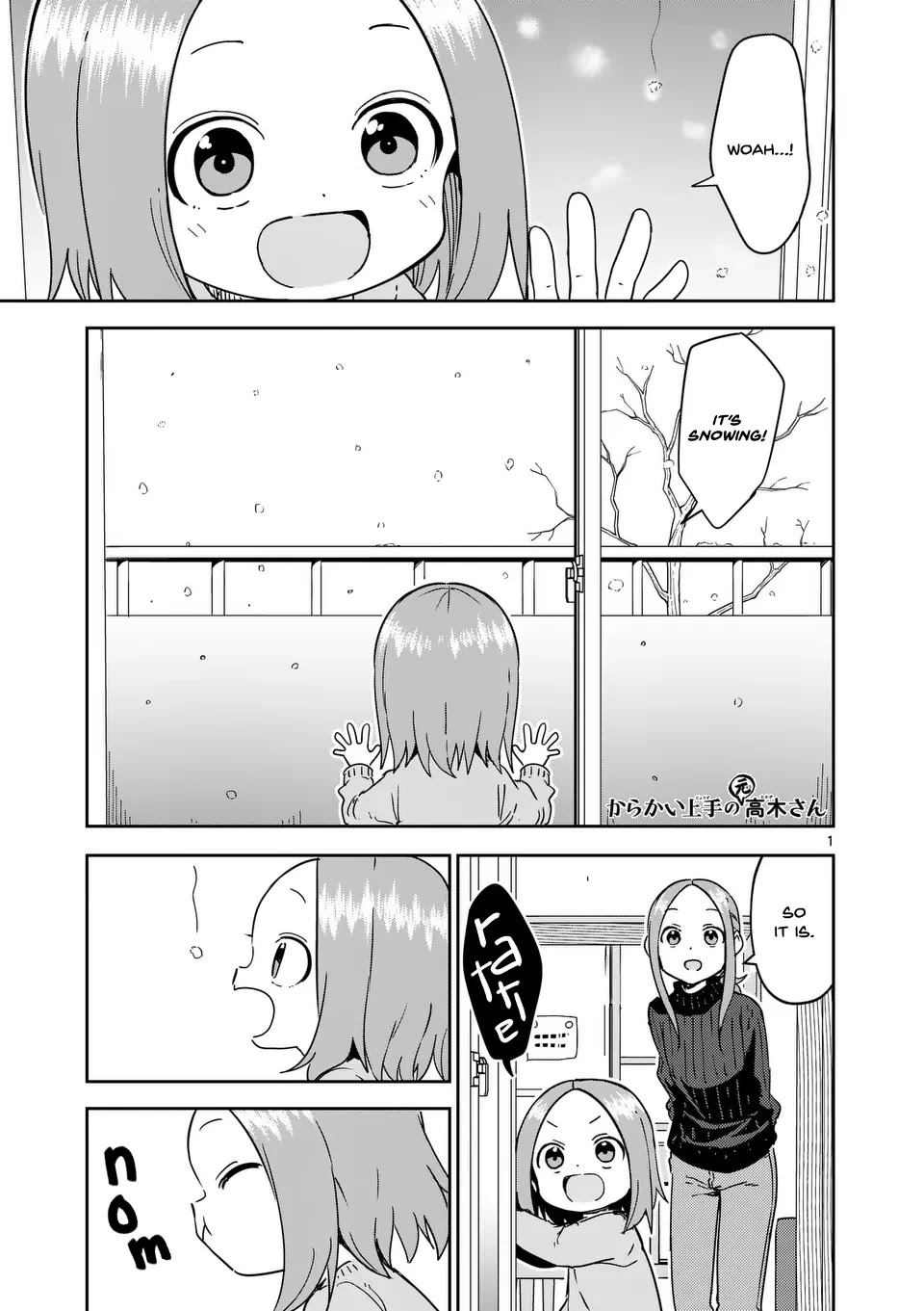 Karakai Jouzu no (Moto) Takagi-san Chapter 303 page 1 - Chapter 303