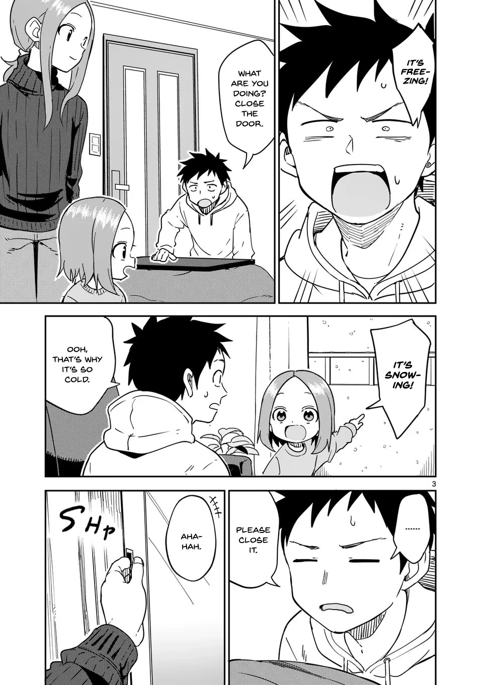 Karakai Jouzu no (Moto) Takagi-san Chapter 303 page 3 - Chapter 303