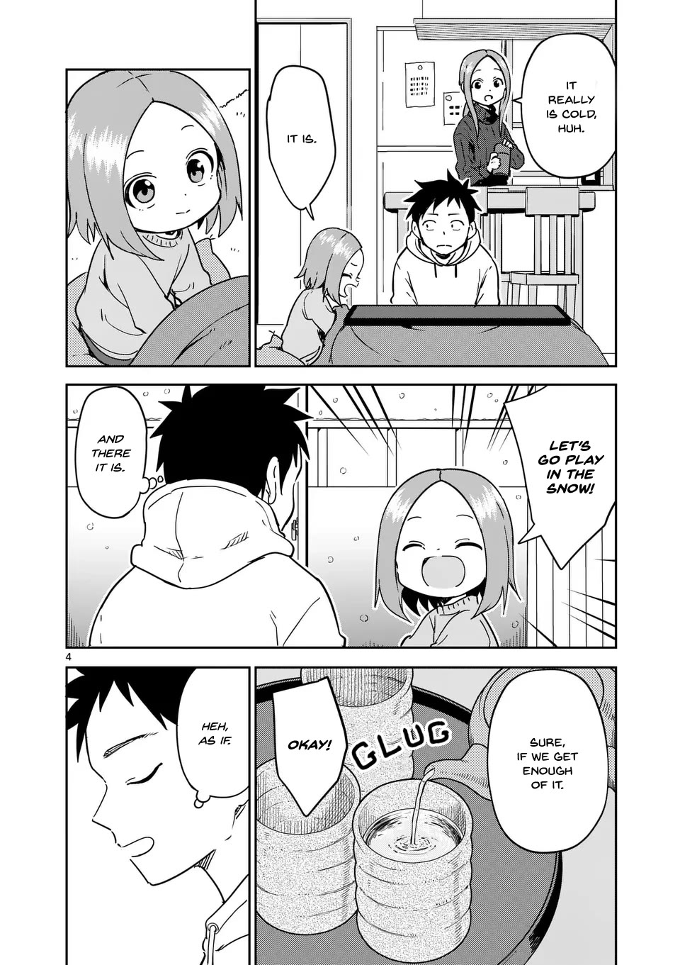 Karakai Jouzu no (Moto) Takagi-san Chapter 303 page 4 - Chapter 303