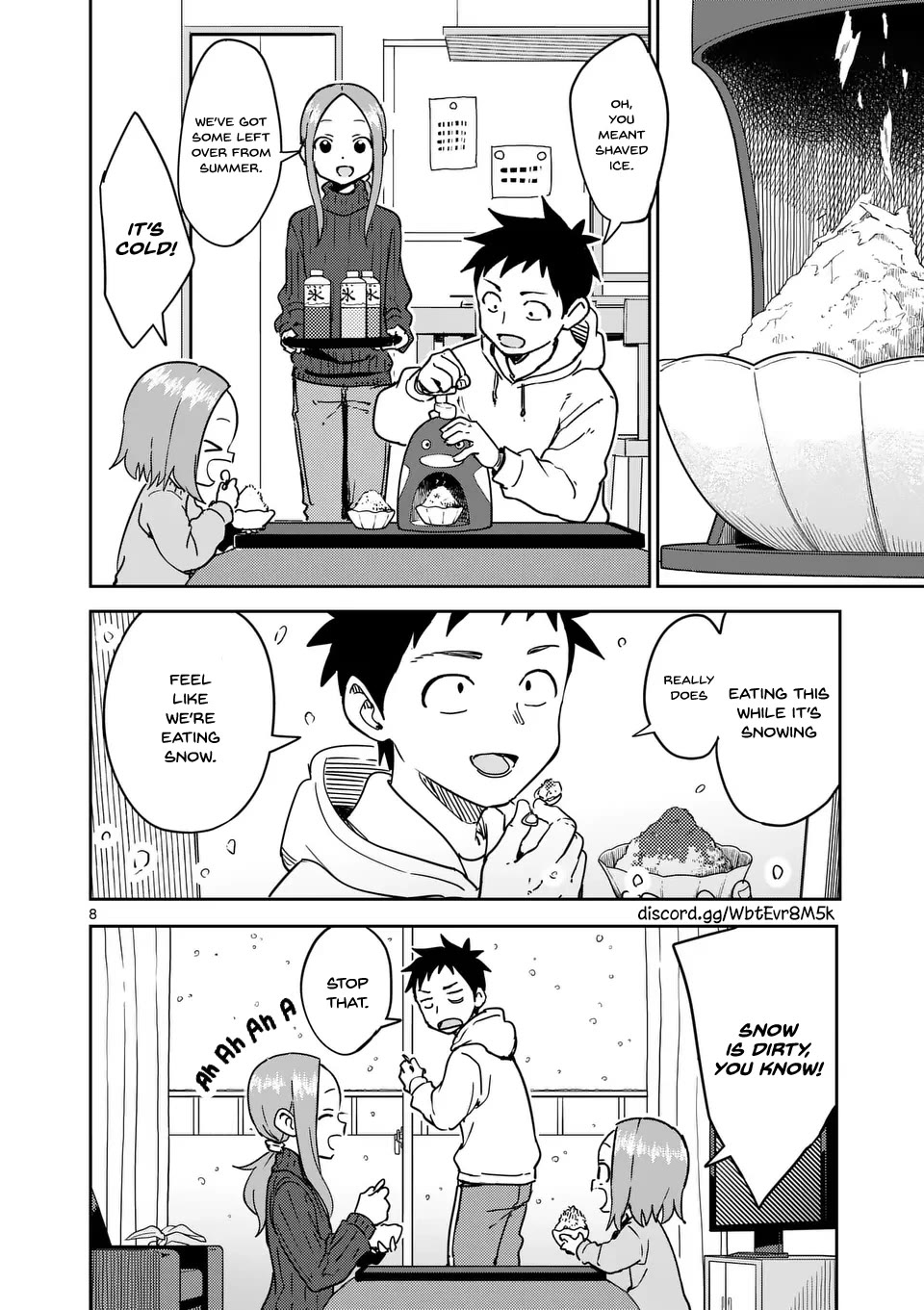 Karakai Jouzu no (Moto) Takagi-san Chapter 303 page 8 - Chapter 303