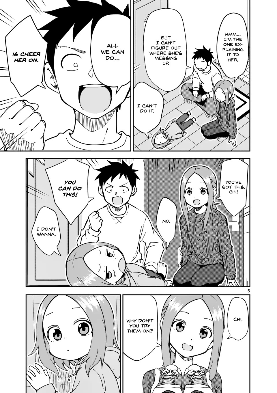 Karakai Jouzu no (Moto) Takagi-san Chapter 304 page 5 - Chapter 304