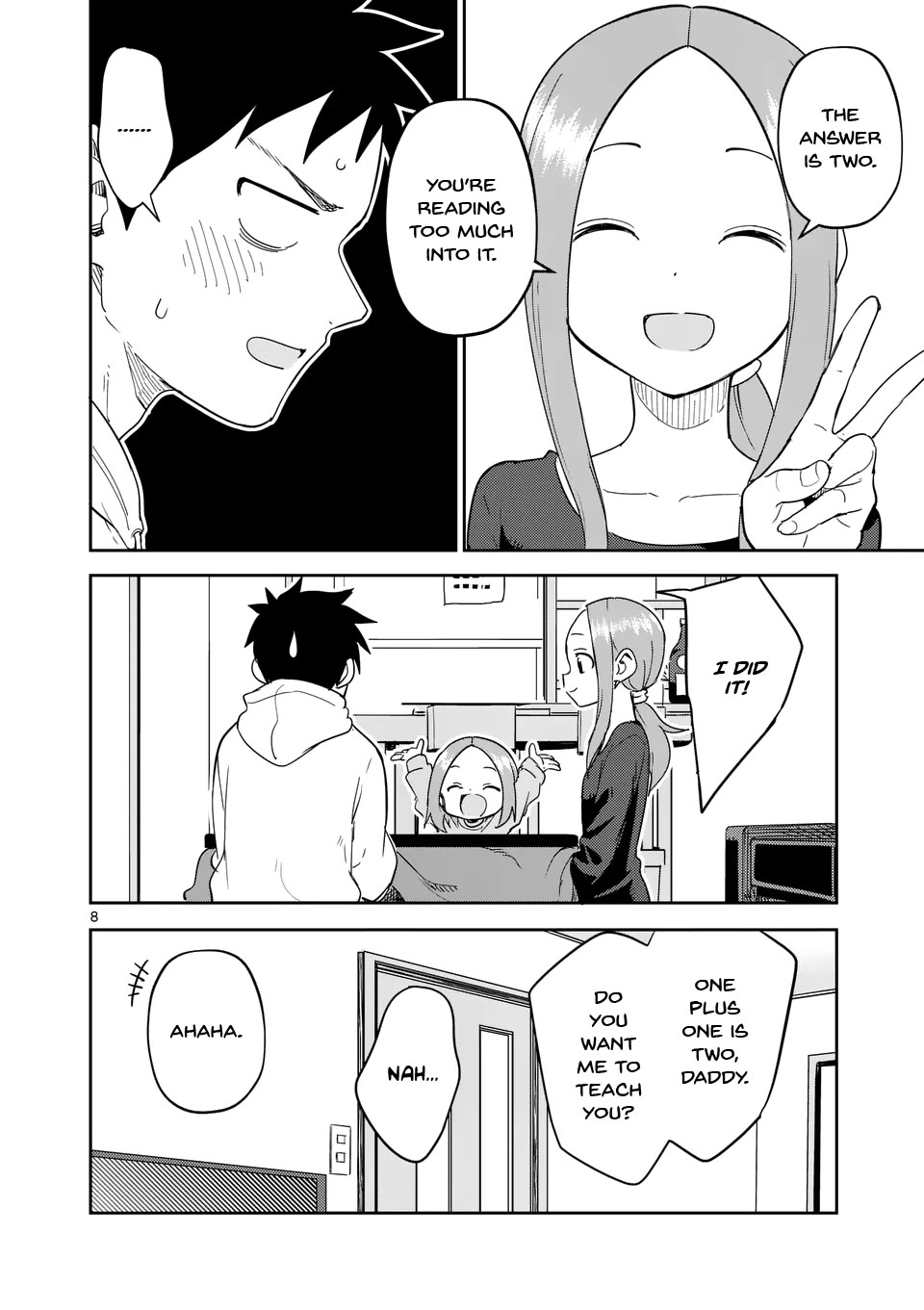 Karakai Jouzu no (Moto) Takagi-san Chapter 305 page 8 - Chapter 305
