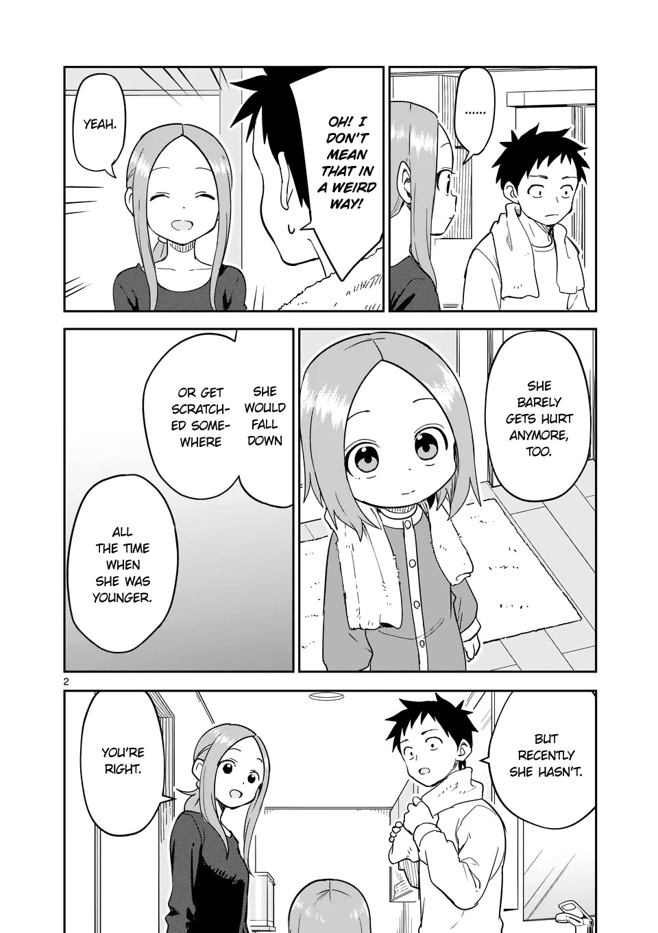 Karakai Jouzu no (Moto) Takagi-san Chapter 306 page 2 - Chapter 306