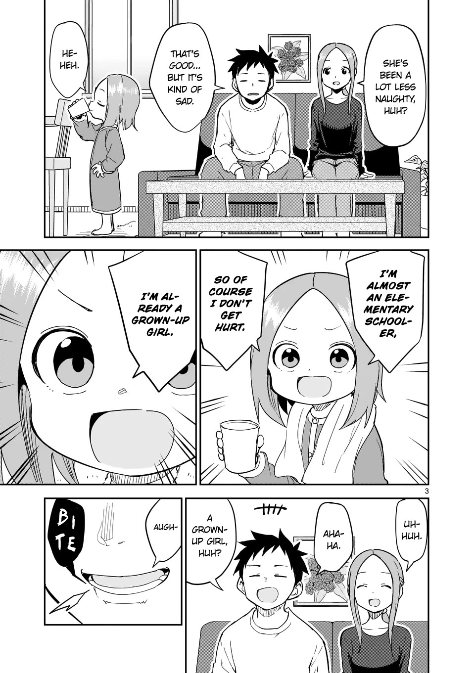 Karakai Jouzu no (Moto) Takagi-san Chapter 306 page 3 - Chapter 306