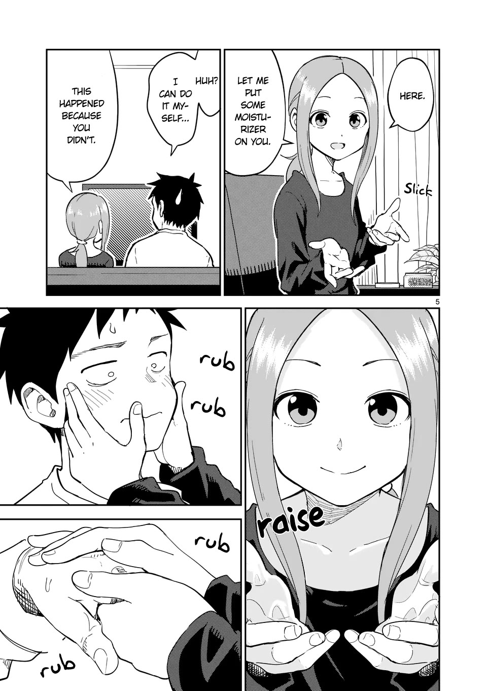 Karakai Jouzu no (Moto) Takagi-san Chapter 306 page 5 - Chapter 306