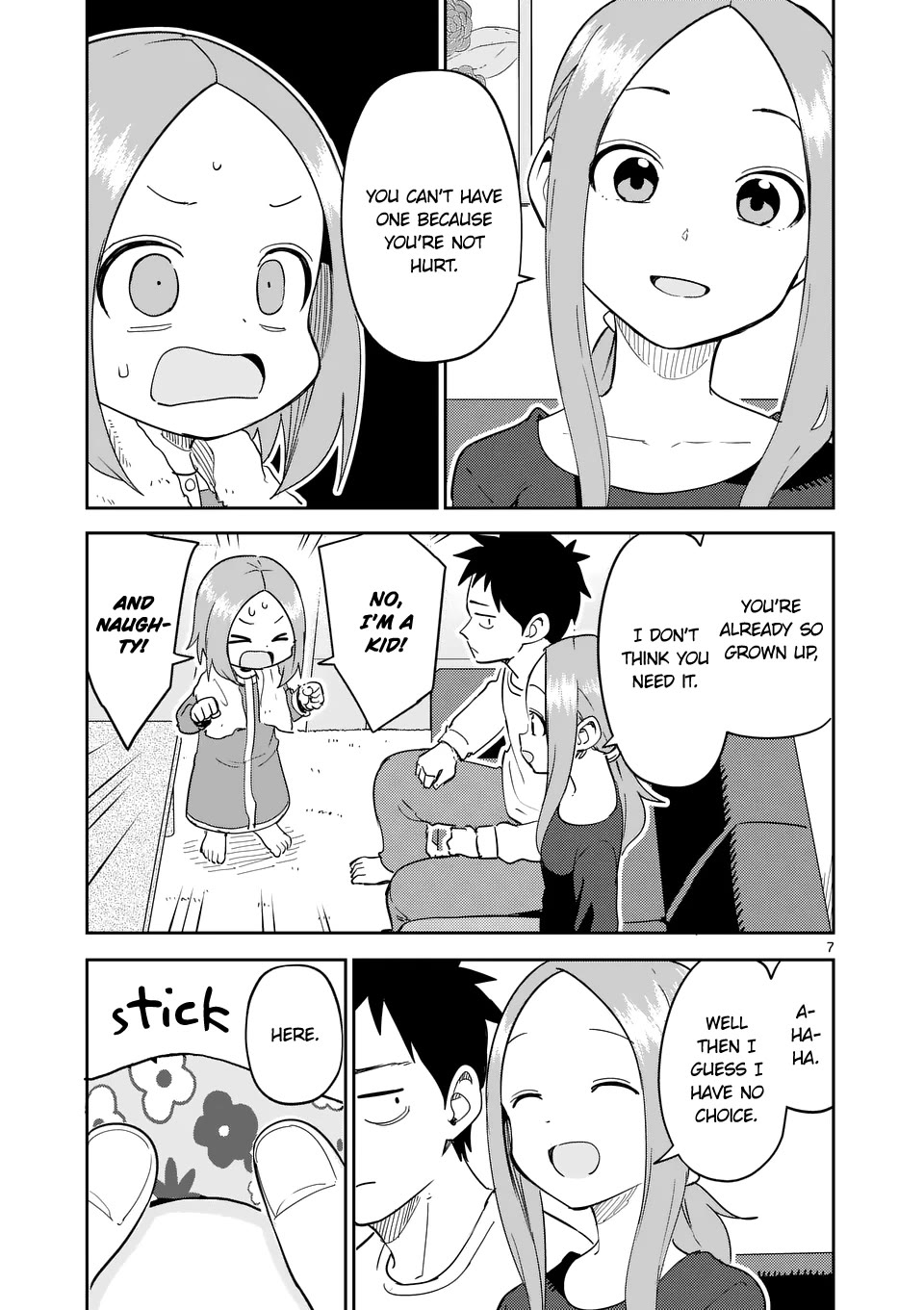 Karakai Jouzu no (Moto) Takagi-san Chapter 306 page 7 - Chapter 306