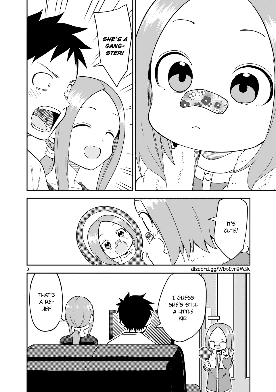 Karakai Jouzu no (Moto) Takagi-san Chapter 306 page 8 - Chapter 306