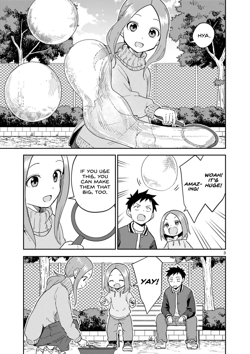 Karakai Jouzu no (Moto) Takagi-san Chapter 307 page 3 - Chapter 307
