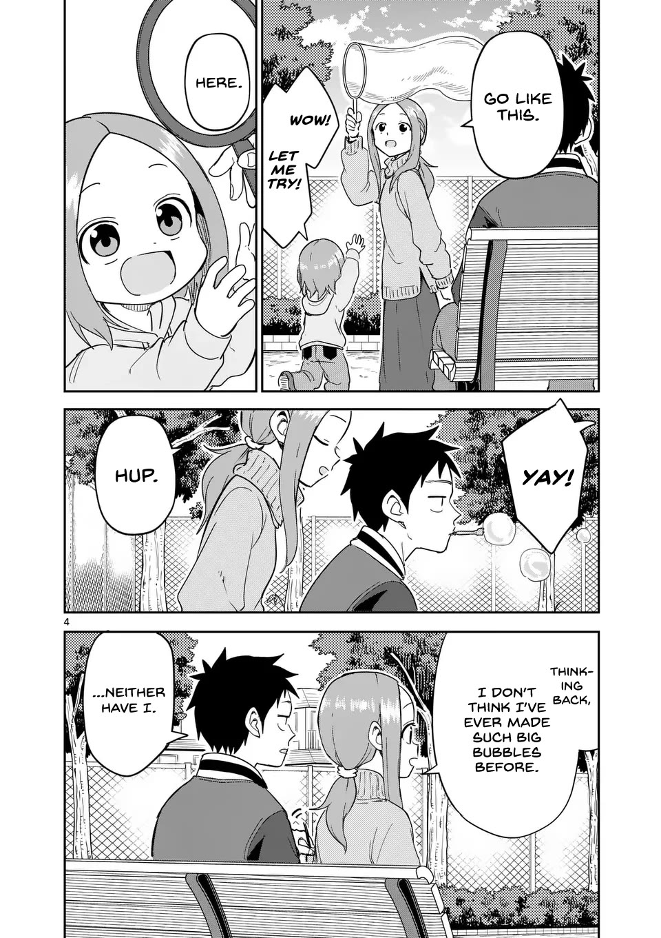 Karakai Jouzu no (Moto) Takagi-san Chapter 307 page 4 - Chapter 307