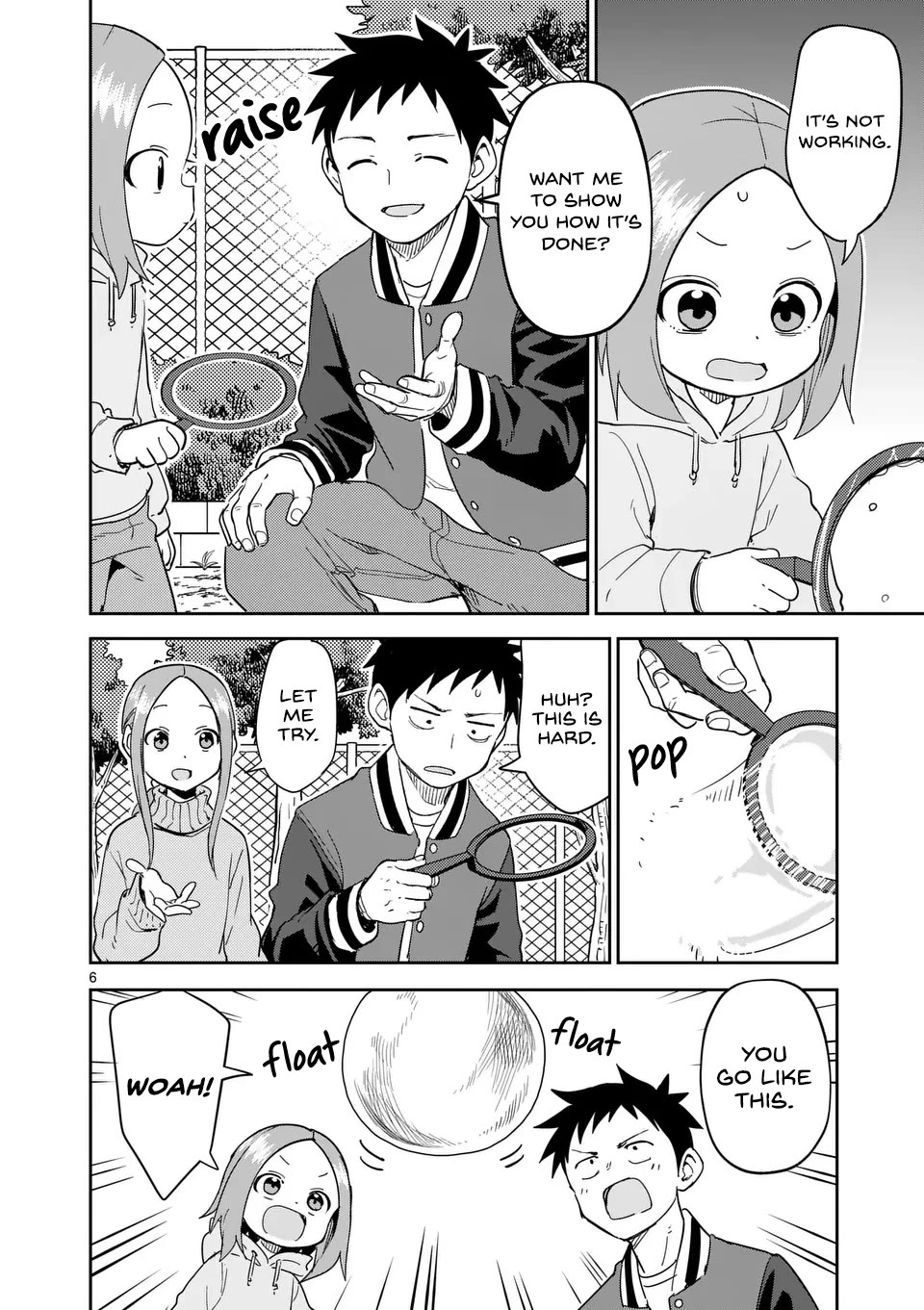 Karakai Jouzu no (Moto) Takagi-san Chapter 307 page 6 - Chapter 307