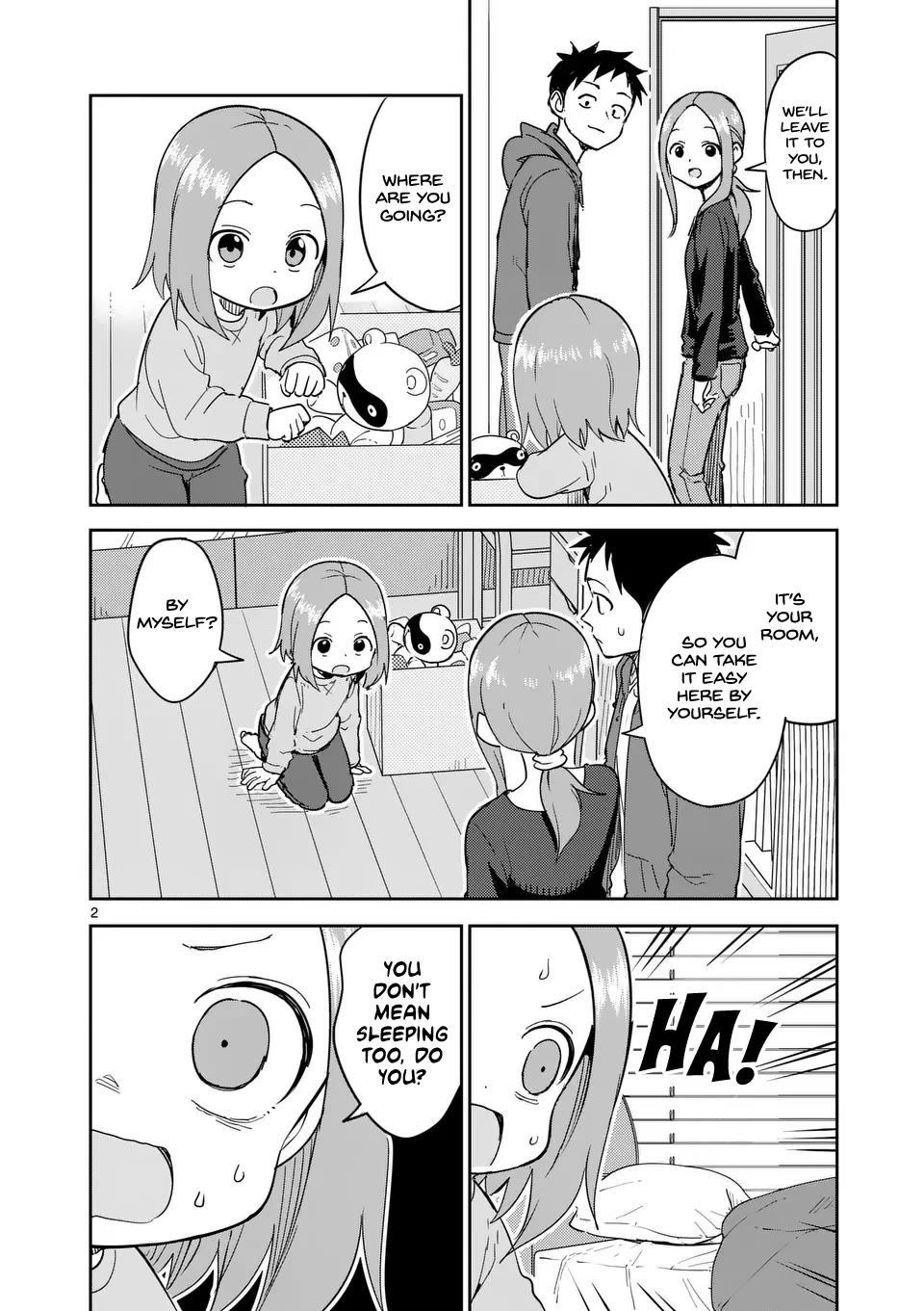 Karakai Jouzu no (Moto) Takagi-san Chapter 308 page 2 - Chapter 308