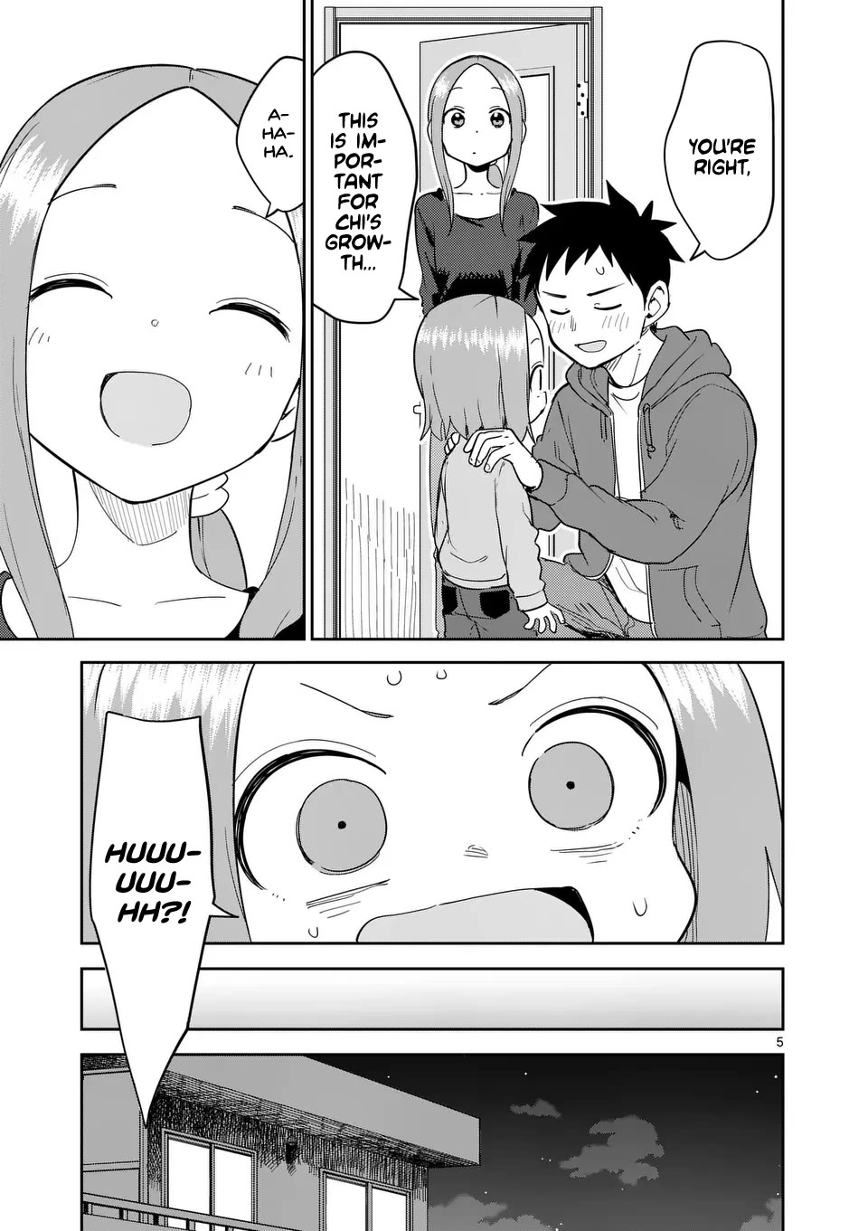 Karakai Jouzu no (Moto) Takagi-san Chapter 308 page 5 - Chapter 308