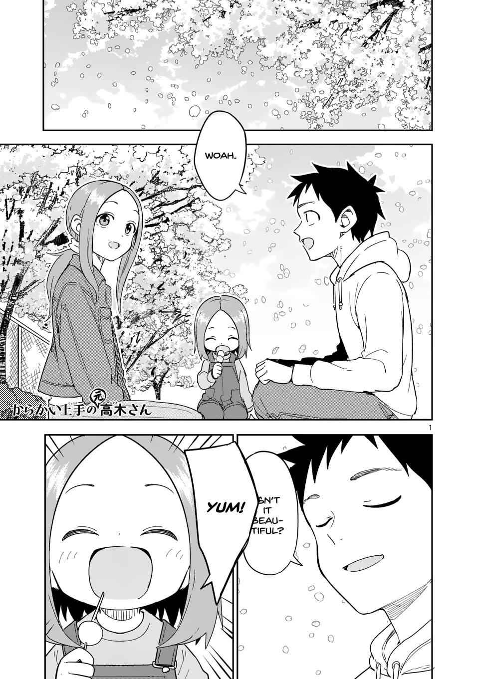 Karakai Jouzu no (Moto) Takagi-san Chapter 309 page 1 - Chapter 309