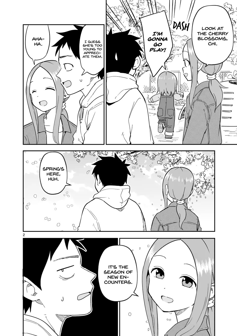 Karakai Jouzu no (Moto) Takagi-san Chapter 309 page 2 - Chapter 309