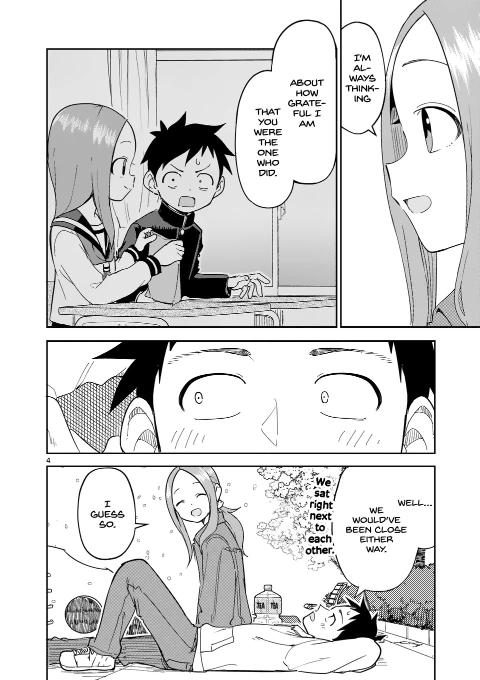 Karakai Jouzu no (Moto) Takagi-san Chapter 309 page 4 - Chapter 309