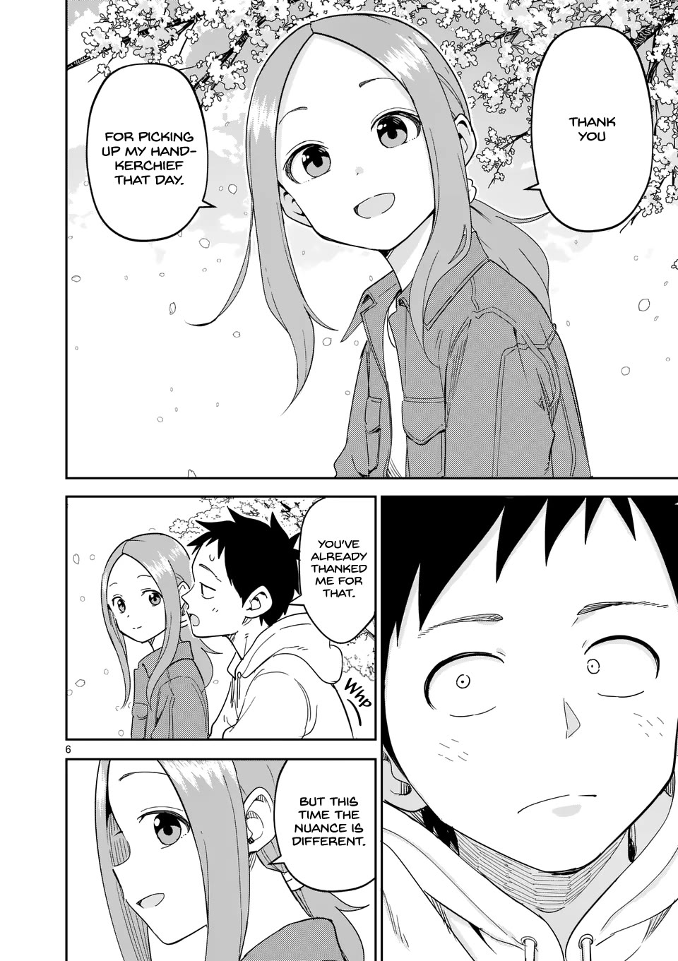 Karakai Jouzu no (Moto) Takagi-san Chapter 309 page 6 - Chapter 309