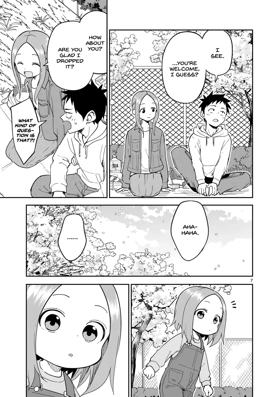 Karakai Jouzu no (Moto) Takagi-san Chapter 309 page 7 - Chapter 309