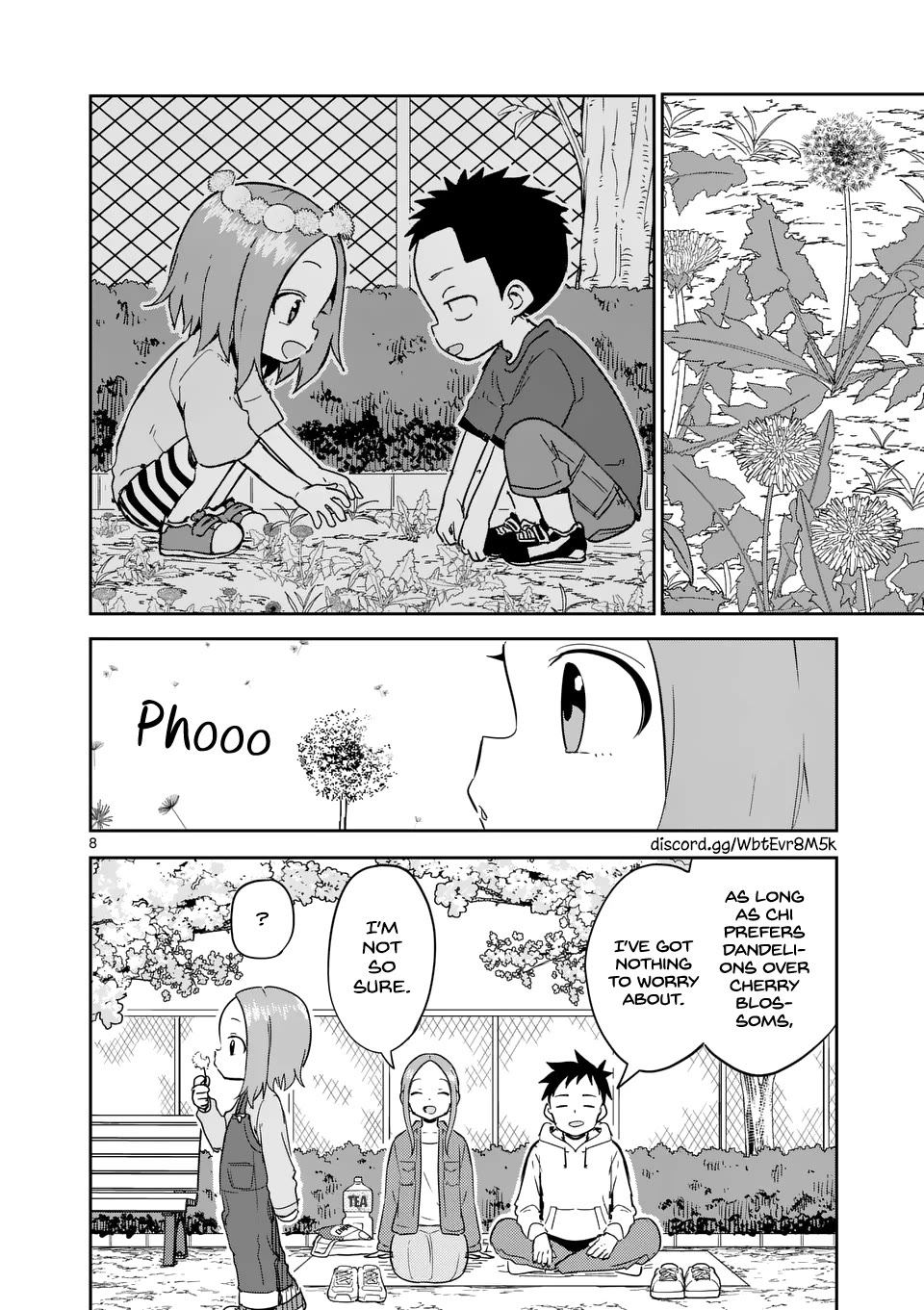 Karakai Jouzu no (Moto) Takagi-san Chapter 309 page 8 - Chapter 309