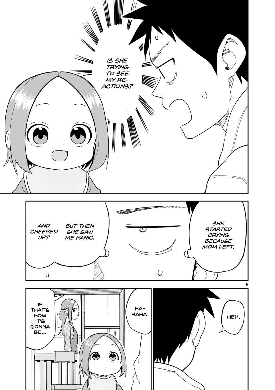 Karakai Jouzu no (Moto) Takagi-san Chapter 310 page 5 - Chapter 310