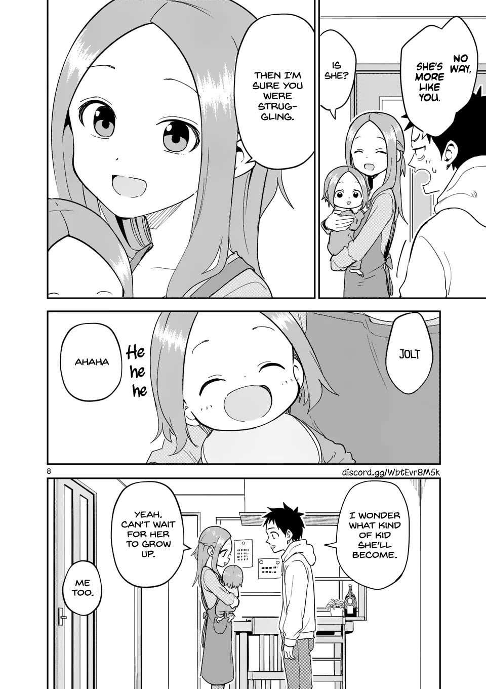 Karakai Jouzu no (Moto) Takagi-san Chapter 310 page 8 - Chapter 310