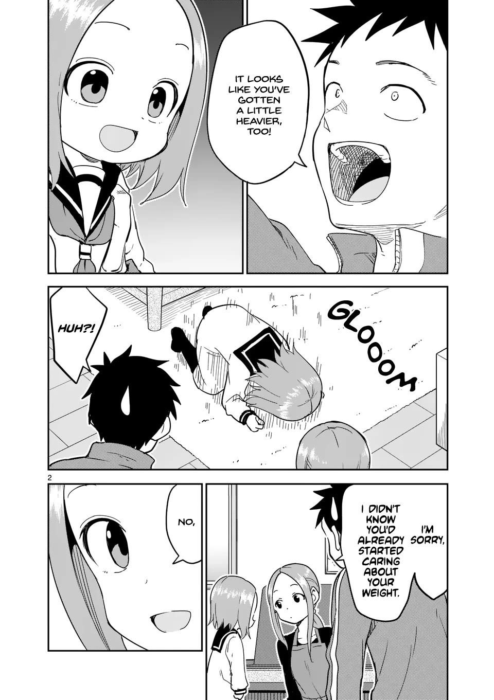 Karakai Jouzu no (Moto) Takagi-san Chapter 311 page 2 - Chapter 311