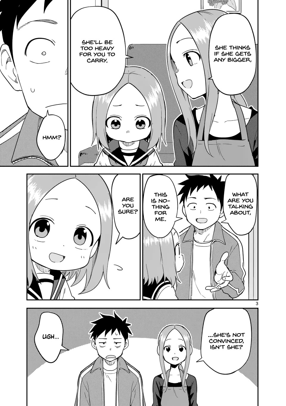 Karakai Jouzu no (Moto) Takagi-san Chapter 311 page 3 - Chapter 311