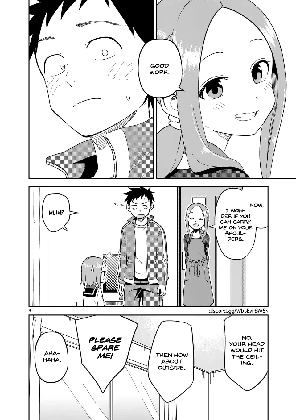 Karakai Jouzu no (Moto) Takagi-san Chapter 311 page 8 - Chapter 311