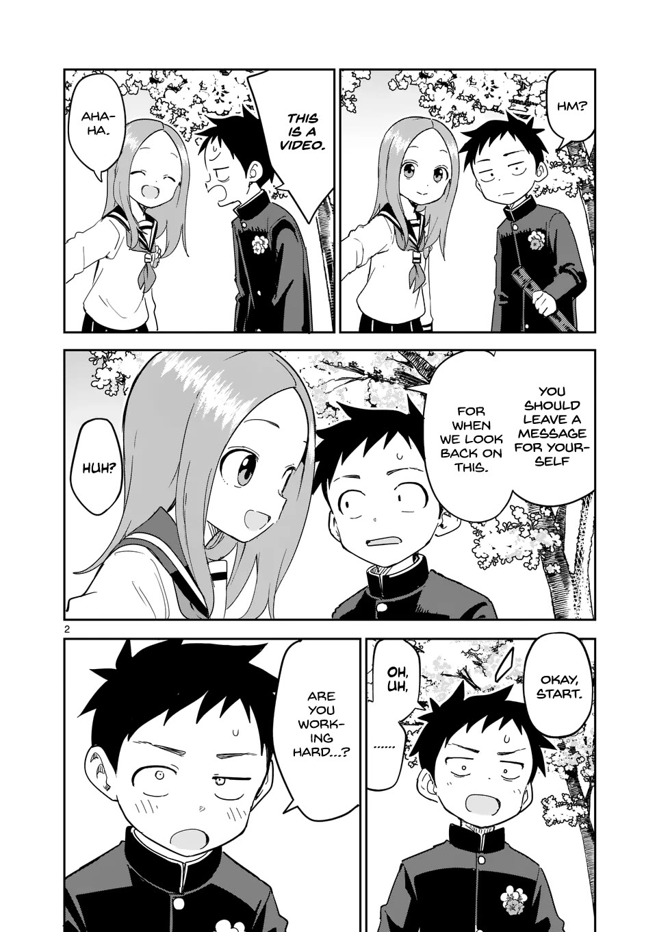 Karakai Jouzu no (Moto) Takagi-san Chapter 312 page 2 - Chapter 312