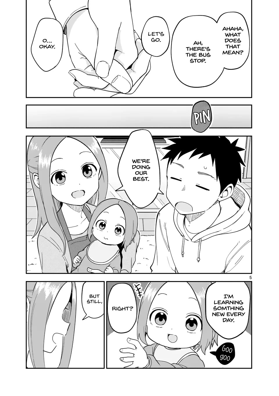 Karakai Jouzu no (Moto) Takagi-san Chapter 312 page 5 - Chapter 312